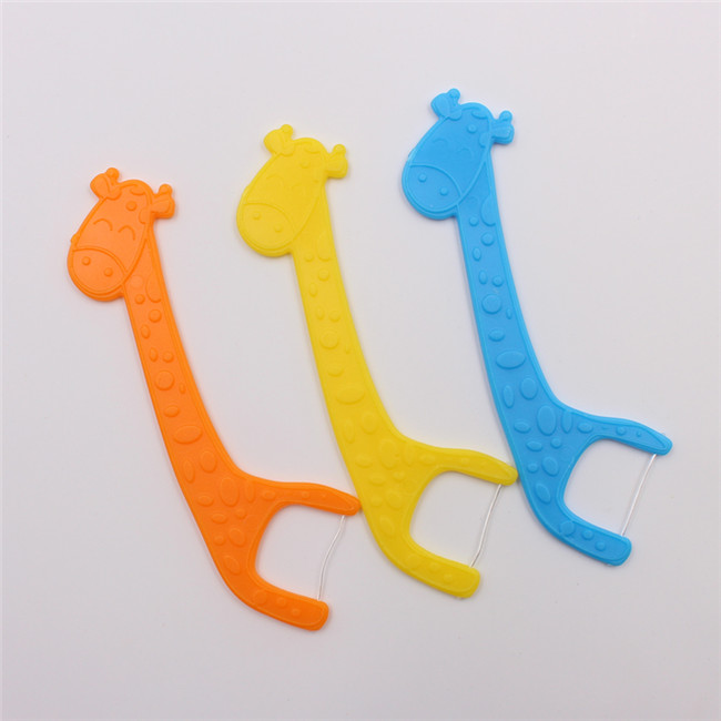 长颈鹿动物儿童牙线-在unisource shanghai ltd.